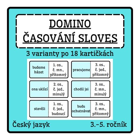 Ilustrácia k časování slovies