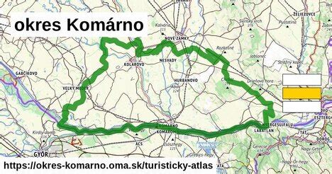 Mapa obce Šrobárová, okres Komárno