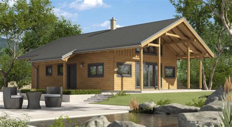 moderný drevodom s pozemkom