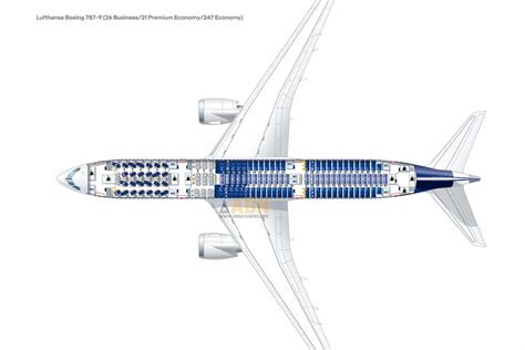 Schéma lietadla Boeing 787 Dreamliner