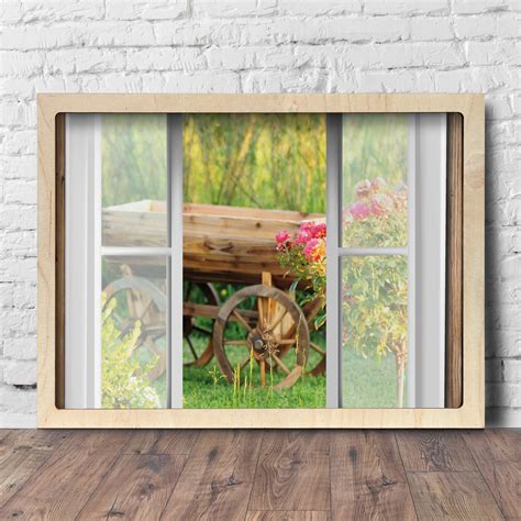 Pohľad na moderné okno s otváravým krídlom