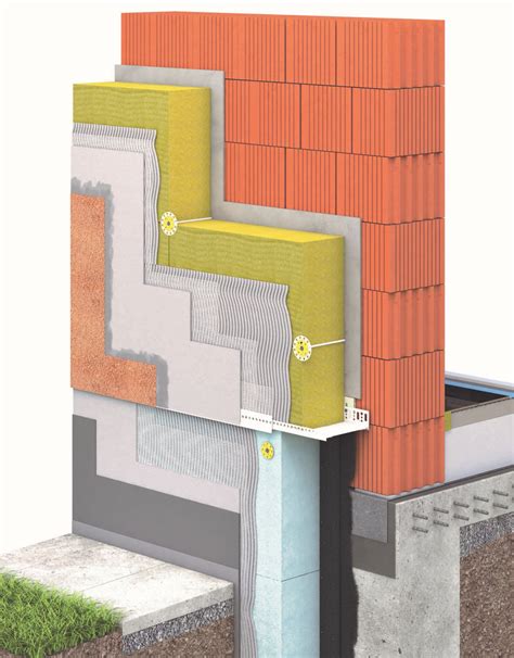 Detail murovania s tepelnou izoláciou