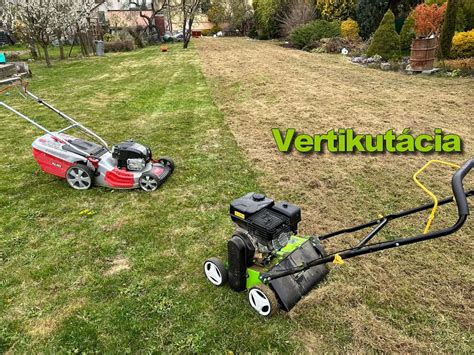 diagram s postupom vertikutácie trávnika