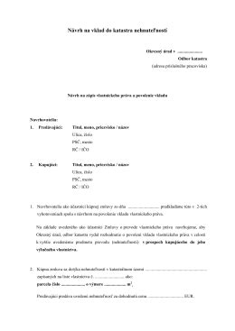 Ilustrácia záložného práva k nehnuteľnosti