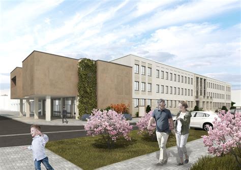 Vizualizácia moderného mestského úradu