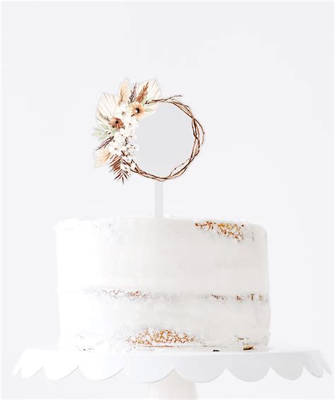 Vizualizácia svadobnej torty pre boho štýl