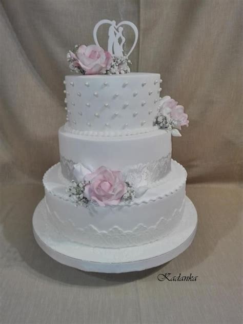 Elegantná Mille-feuille svadobná torta