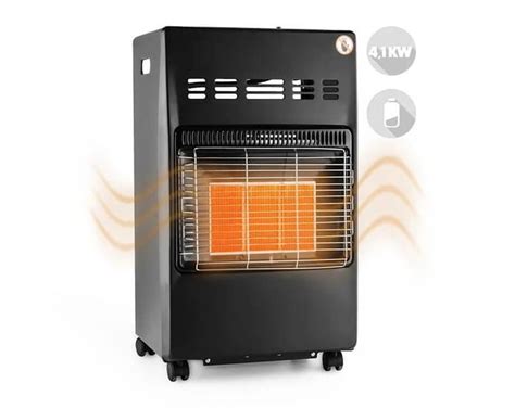 Plynový ohrievač v prevádzke