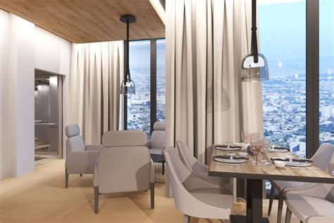 Interiér hotelovej reštaurácie