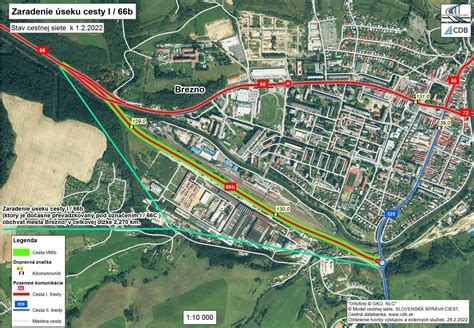 Mapa mesta Brezno s vyznačenou ulicou Rázušova