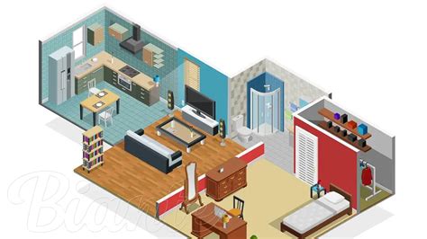 Porovnanie 2D pôdorysu a 3D modelu miestnosti