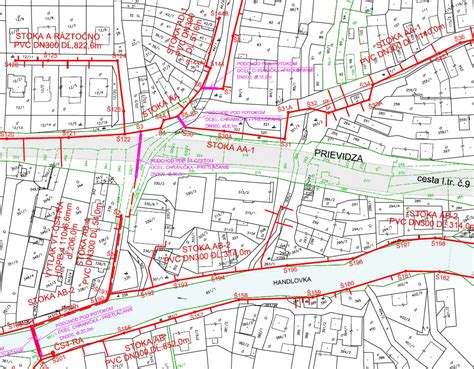 Ilustračný obrázok katastrálnej mapy s vyznačenými parcelami
