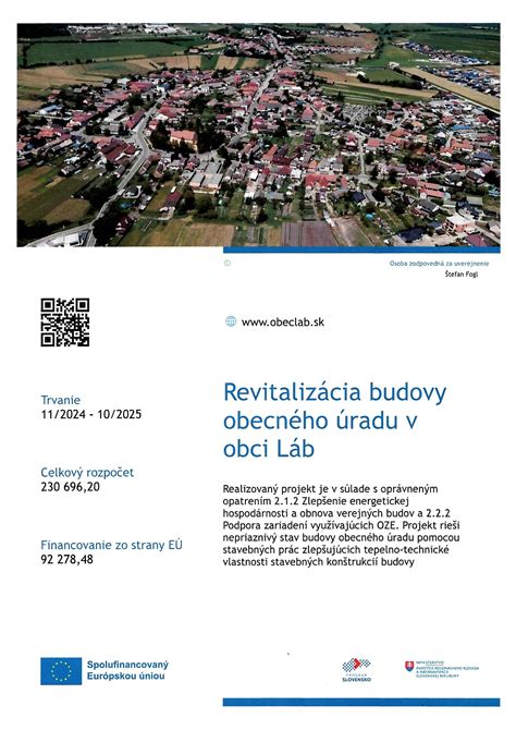 Ilustrácia budovy obecného úradu