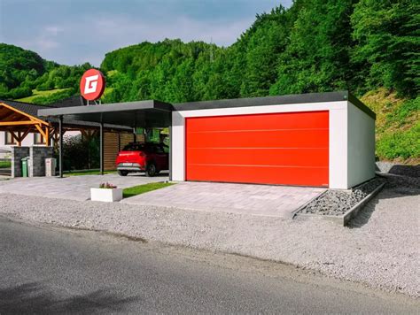Pohľad na základovú platňu pre montovanú garáž