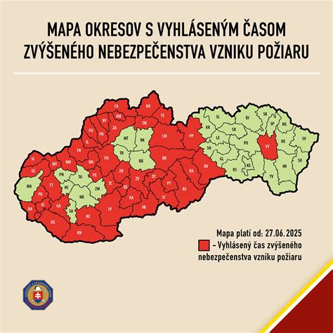 Mapa lesného požiaru
