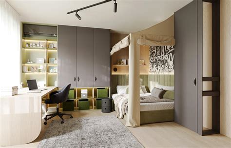 Ilustrácia útulného malého bytu s dôrazom na detaily