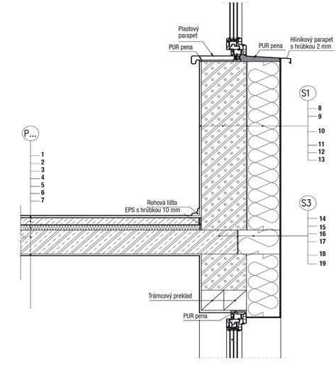 Detail tepelnej izolácie kontajnerového domu