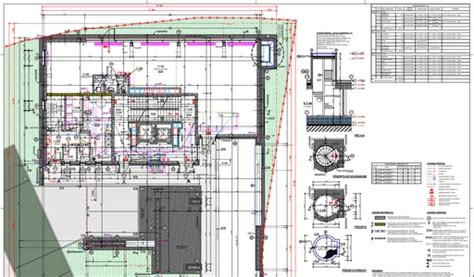 Ukážka časti pôvodnej projektovej dokumentácie bytového domu s vyznačenými pivničnými priestormi