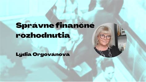 Osoba zvažujúca finančné rozhodnutia