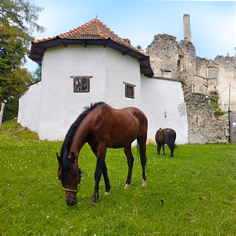 Obec Sklabiňa s výhľadom na okolitú krajinu