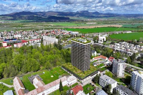 Pohľad na umiestnenie Rezidencie pri parku v kontexte mesta a parku