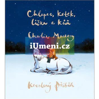 Ilustrácia chlapca, krtka, líšky a koňa