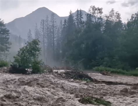 Ilustrácia nebezpečných miest počas búrky v horách