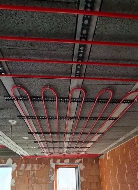 Detail inštalácie stropného chladenia