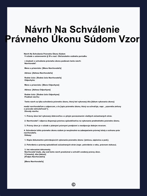 Ilustrácia právneho dokumentu