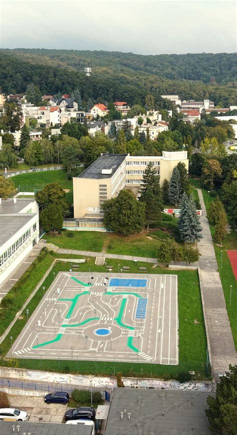 Ilustrácia dažďovej záhrady v areáli materskej školy