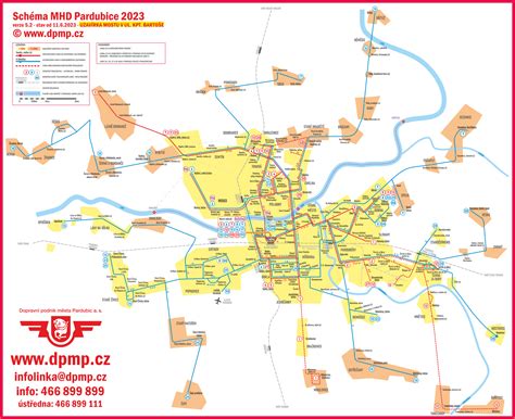 Mapa autobusových liniek v Seredi