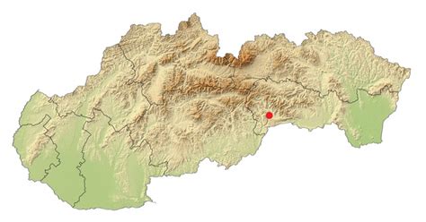mapa Slovenska s vyznačenými regiónmi s aktívnymi realitnými projektami