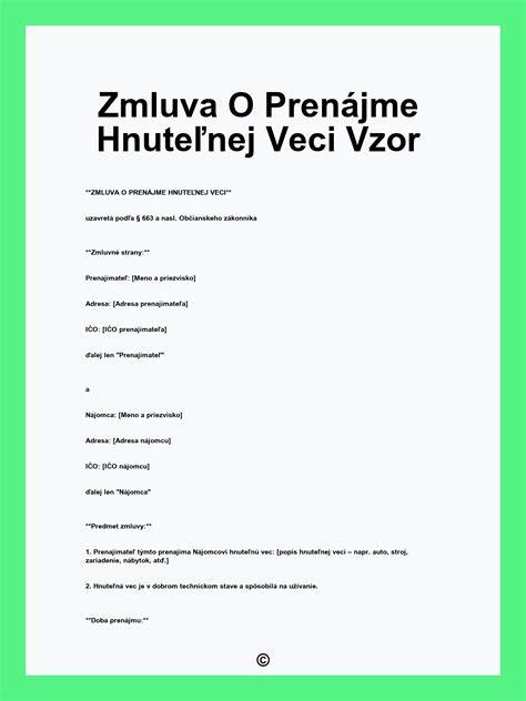 Zmluva o prenájme pôdy