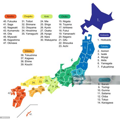 Mapa Japonska s vyznačeným Tokiom