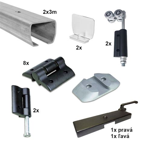 Detail skladania krídel skladacej brány