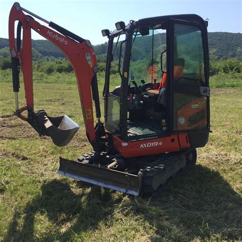 Minibager pri práci