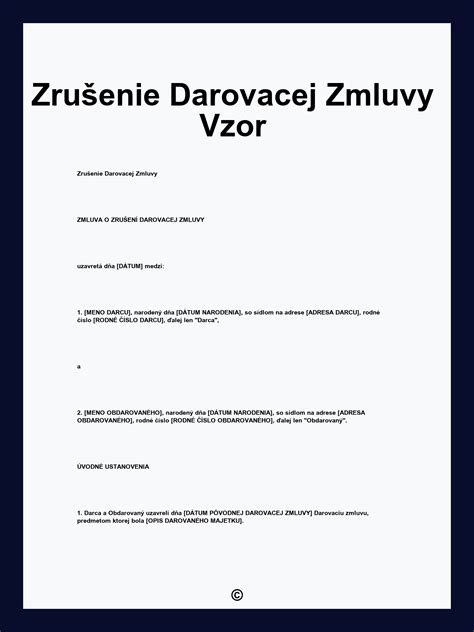 Ilustračná fotografia darovacej zmluvy
