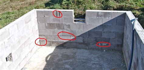 Nerovnosti vznikajúce pri betonáži bazéna