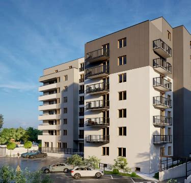 Vizuálna reprezentácia projektu Rezidencia Slnečná s prvkami zelene a modernou architektúrou