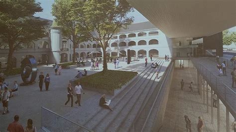 Vizualizácia exteriéru Slovenskej národnej galérie po rekonštrukcii