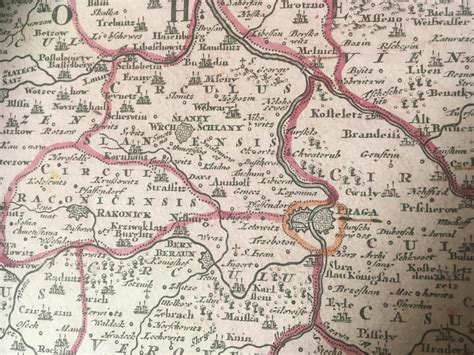 Stará mapa Nitrianskej stolice