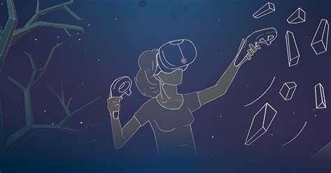Ilustrácia používateľa v VR headsete s priehľadnými oknami zobrazujúcimi jeho skutočné okolie
