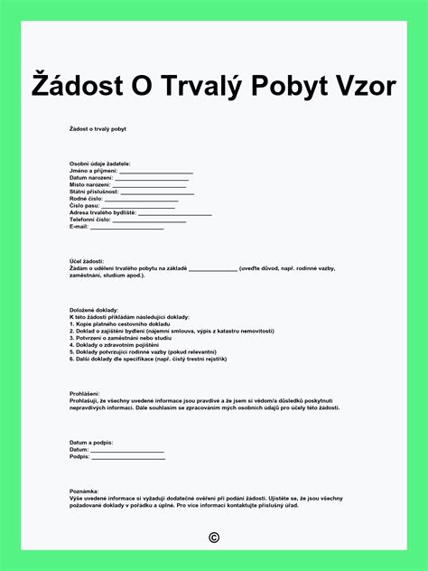 Infografika zobrazujúca kroky na prihlásenie trvalého pobytu