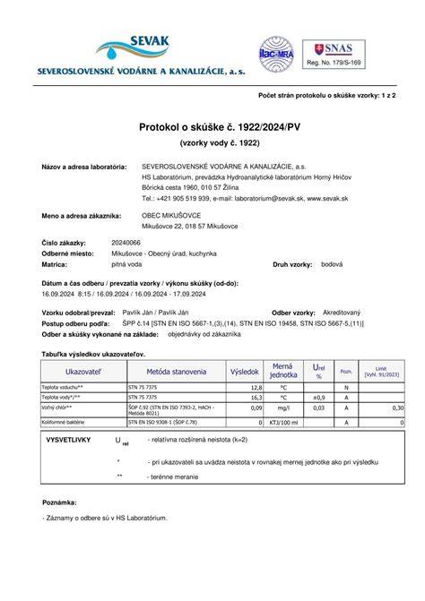 Protokol o skúške betónu
