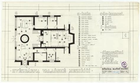 architektonické plány starej vily