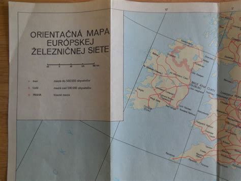 Mapa železničnej siete