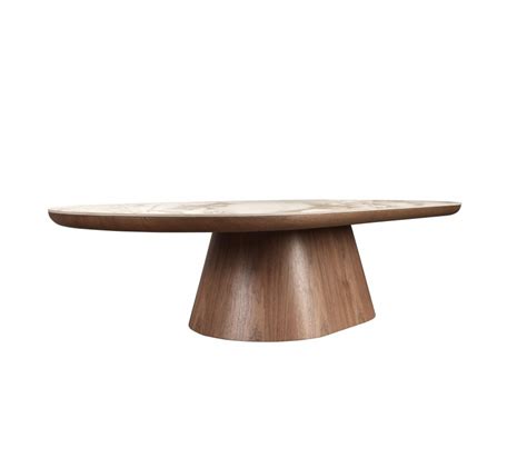 Škandinávsky konferenčný stolík s drevenou doskou