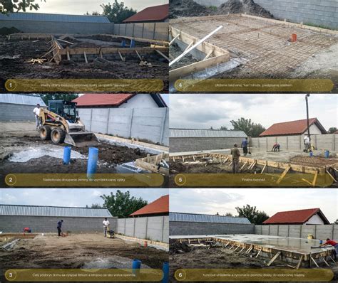 Proces betónovania základovej dosky