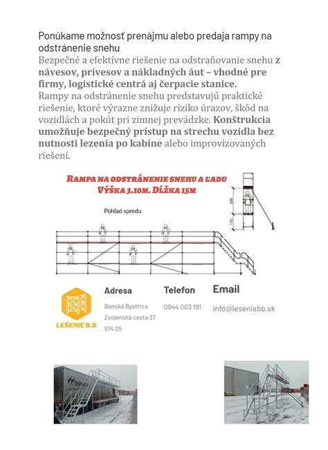Detail nákladnej rampy pri skladovej hale