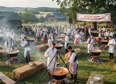 Fotografia malebnej dedinky v slovenských kopaniciach